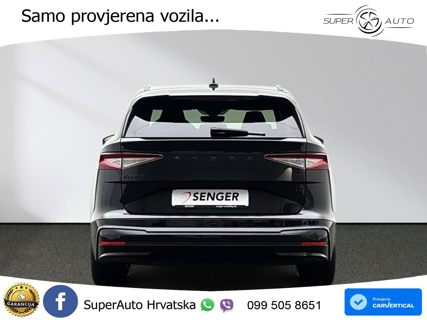 Škoda Enyaq iV 80 82 kWh (204 KS) SportLine LED+GR SJED+ACC