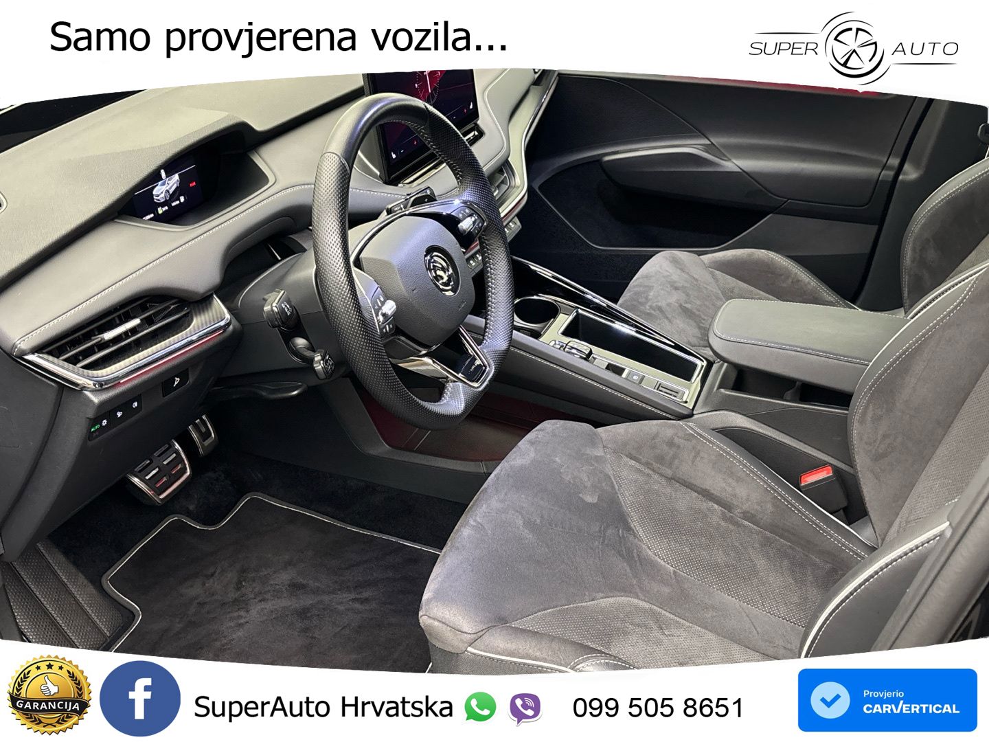 Škoda Enyaq iV 80 82 kWh (204 KS) SportLine LED+GR SJED+ACC