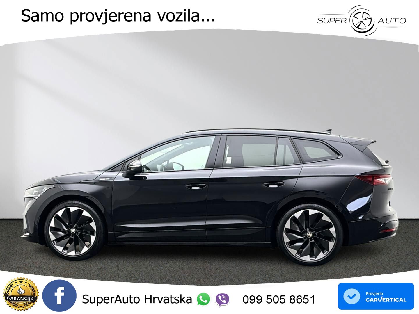 Škoda Enyaq iV 80 82 kWh (204 KS) SportLine LED+GR SJED+ACC