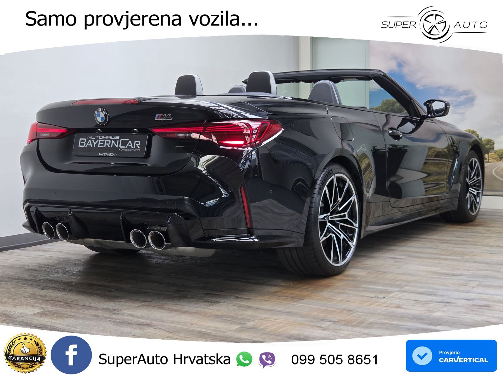 BMW M4 Convertible Competition 3.0 (530 KS) xDrive Steptronic LED+GR SJED+ACC
