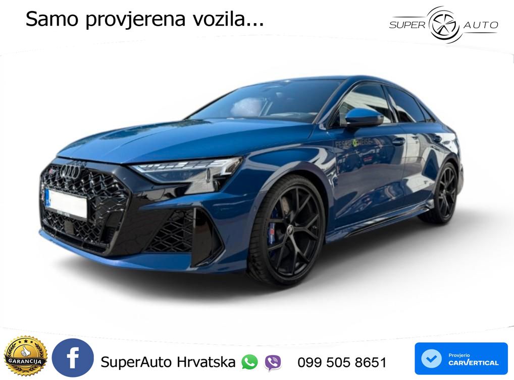 Audi RS3 Sedan 2.5 TFSI (400 KS) quattro S tronic LED+GR SJED+ACC