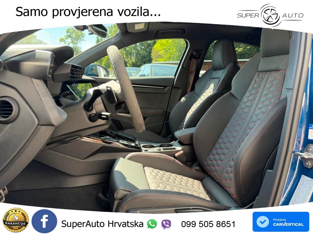 Audi RS3 Sedan 2.5 TFSI (400 KS) quattro S tronic LED+GR SJED+ACC