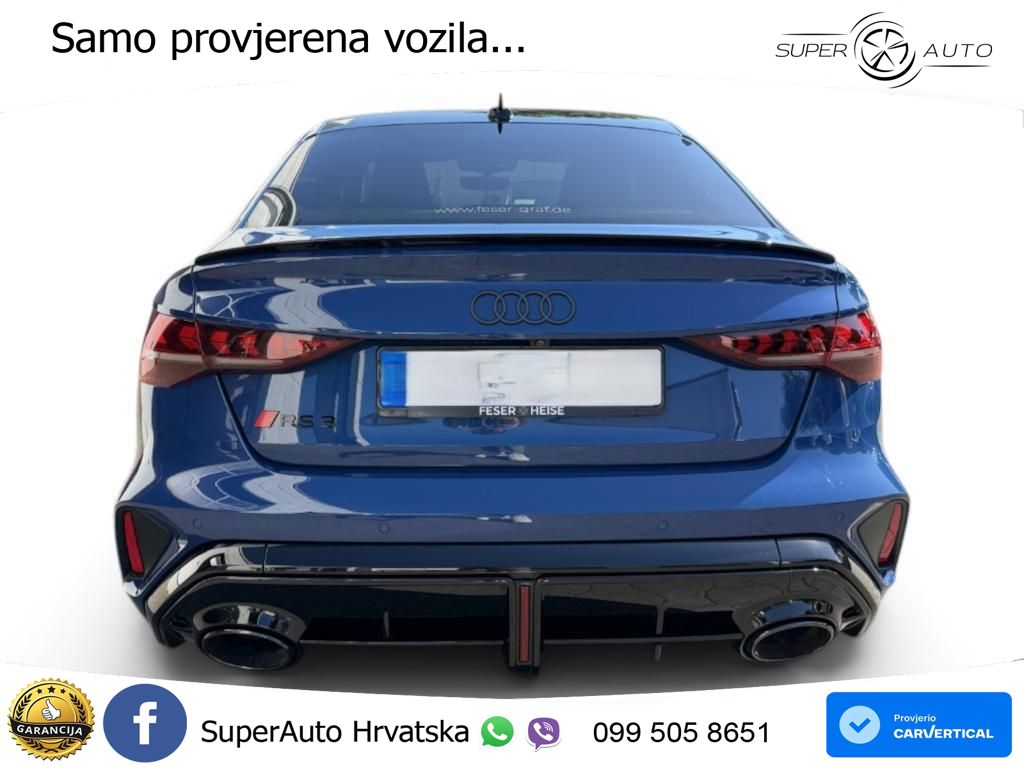 Audi RS3 Sedan 2.5 TFSI (400 KS) quattro S tronic LED+GR SJED+ACC