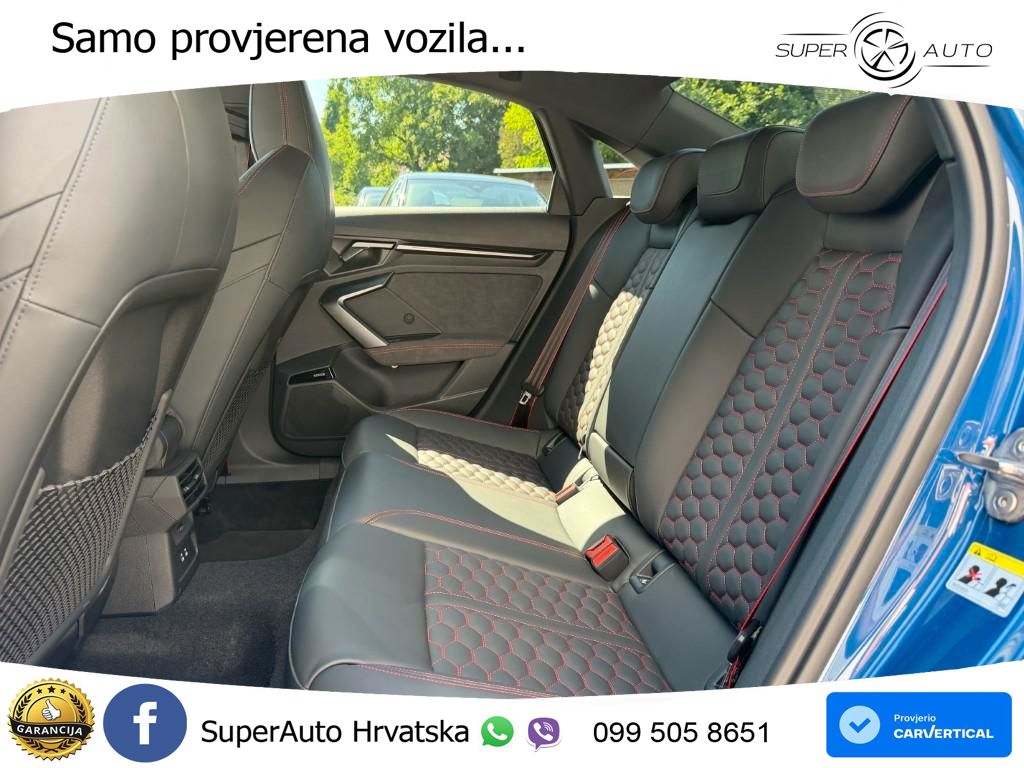 Audi RS3 Sedan 2.5 TFSI (400 KS) quattro S tronic LED+GR SJED+ACC
