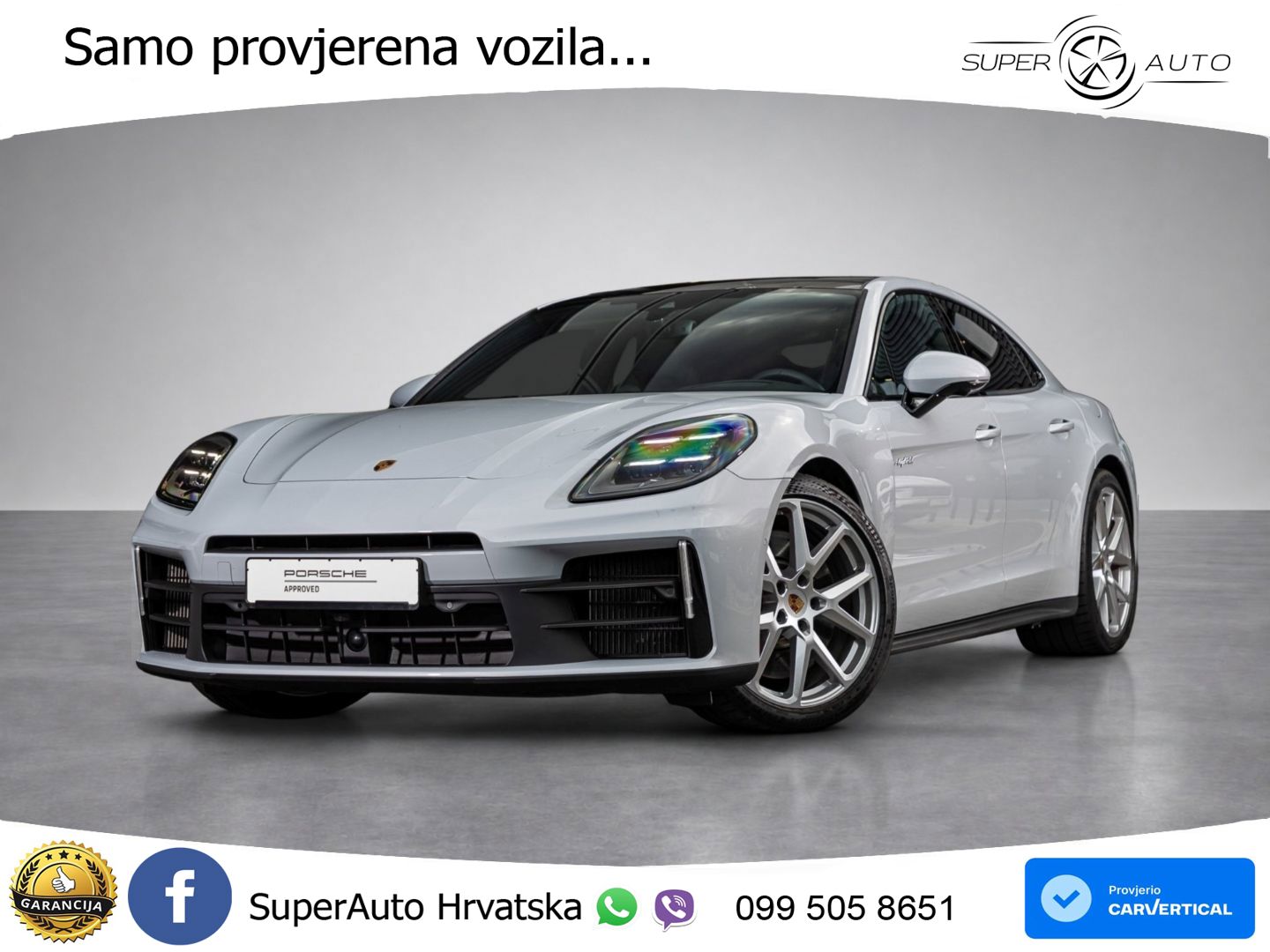 Porsche Panamera 4S 2.9 V6 (544 KS) E-Hybrid PDK ACC+HEAD+4xGR SJED+360+PANO