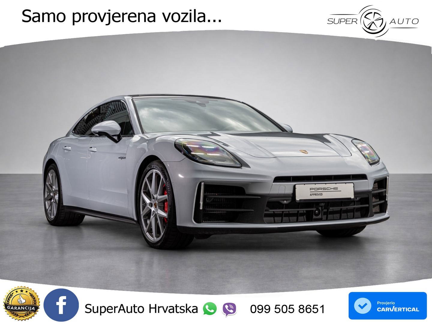 Porsche Panamera 4S 2.9 V6 (544 KS) E-Hybrid PDK ACC+HEAD+4xGR SJED+360+PANO