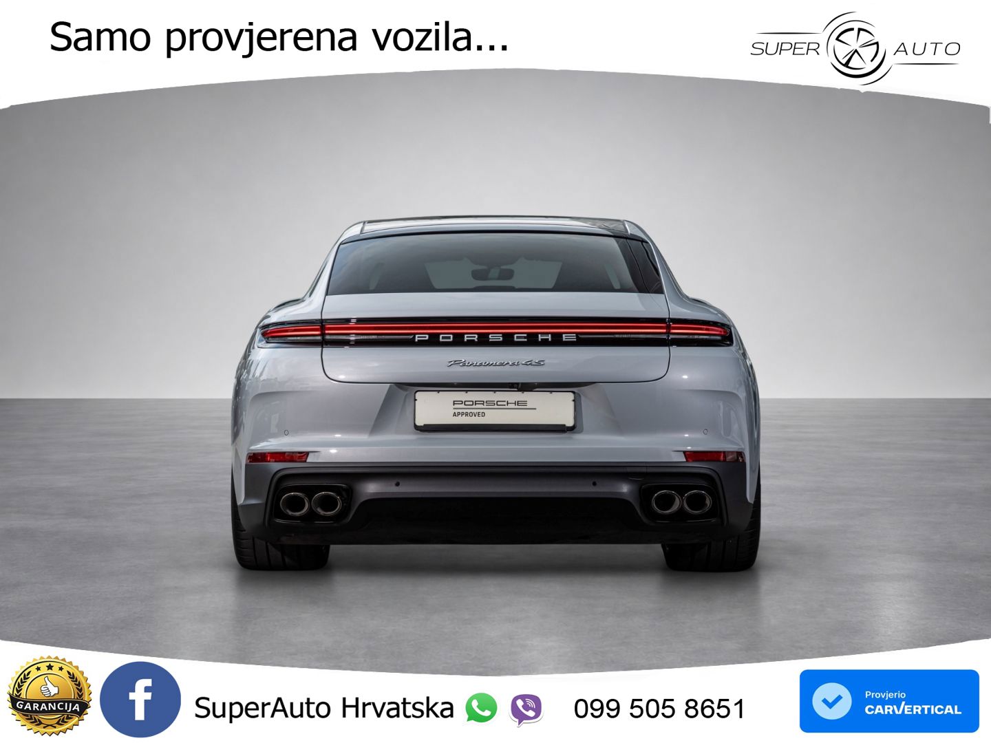 Porsche Panamera 4S 2.9 V6 (544 KS) E-Hybrid PDK ACC+HEAD+4xGR SJED+360+PANO
