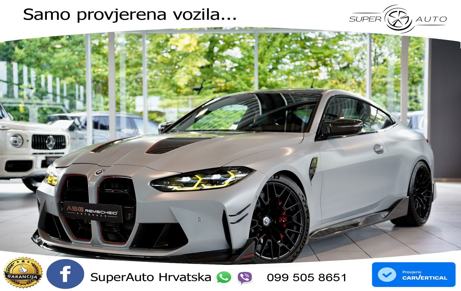 BMW M4 CS 3.0 (550 KS) Steptronic LED+GR SJED+ACC