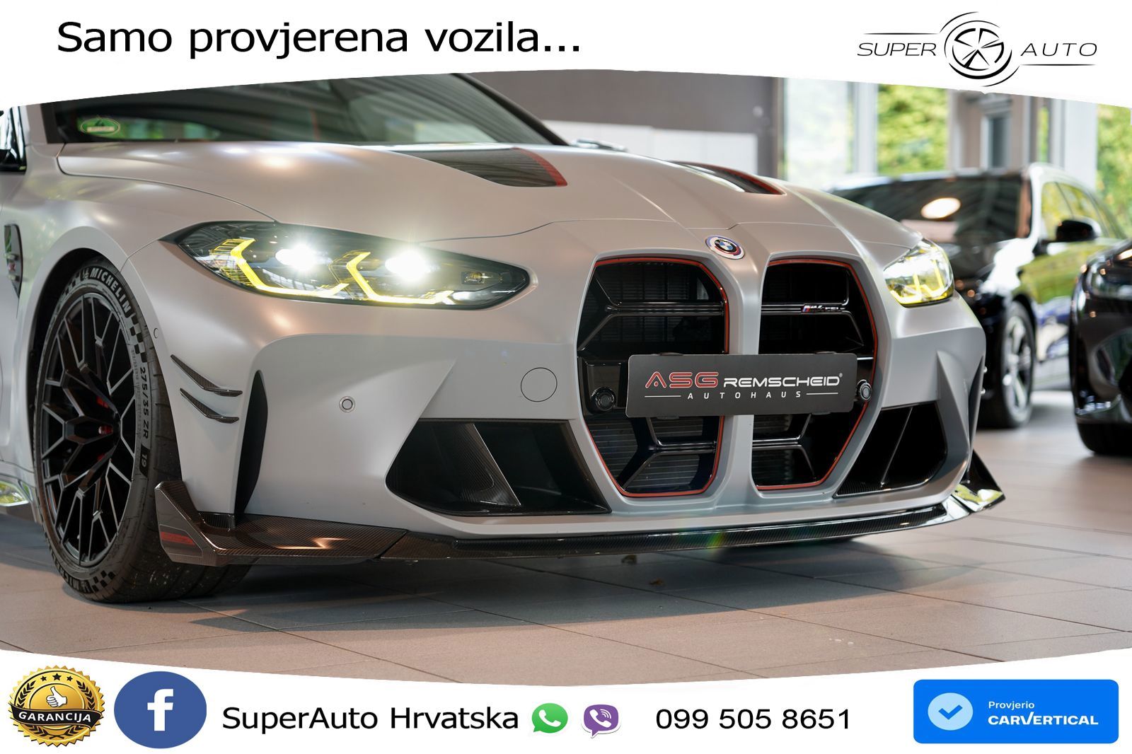 BMW M4 CS 3.0 (550 KS) Steptronic LED+GR SJED+ACC