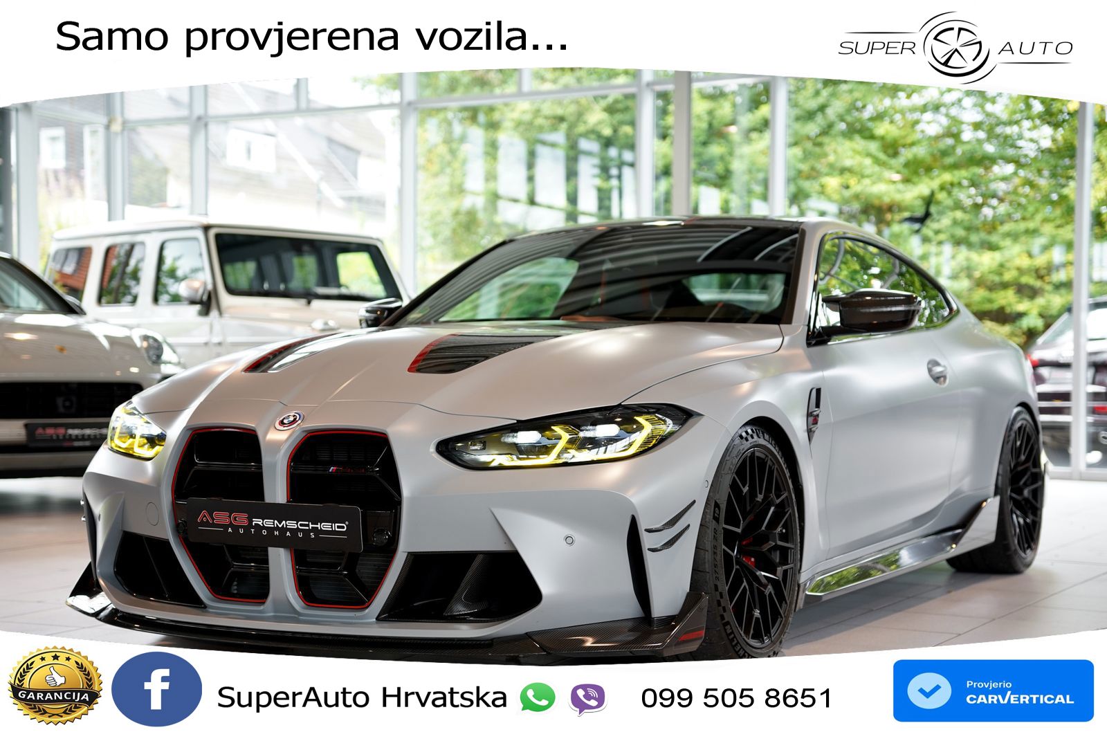 BMW M4 CS 3.0 (550 KS) Steptronic LED+GR SJED+ACC