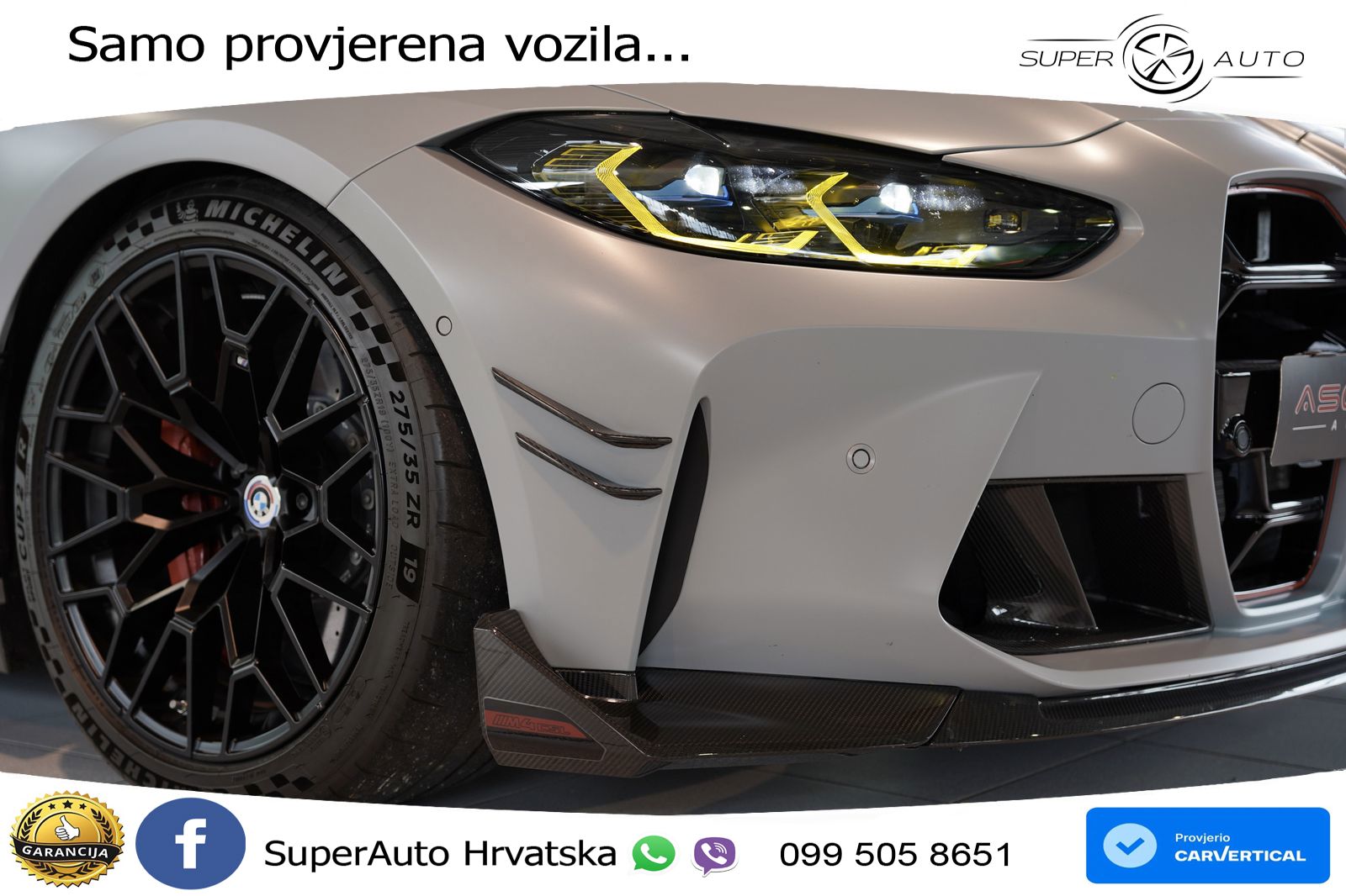 BMW M4 CS 3.0 (550 KS) Steptronic LED+GR SJED+ACC