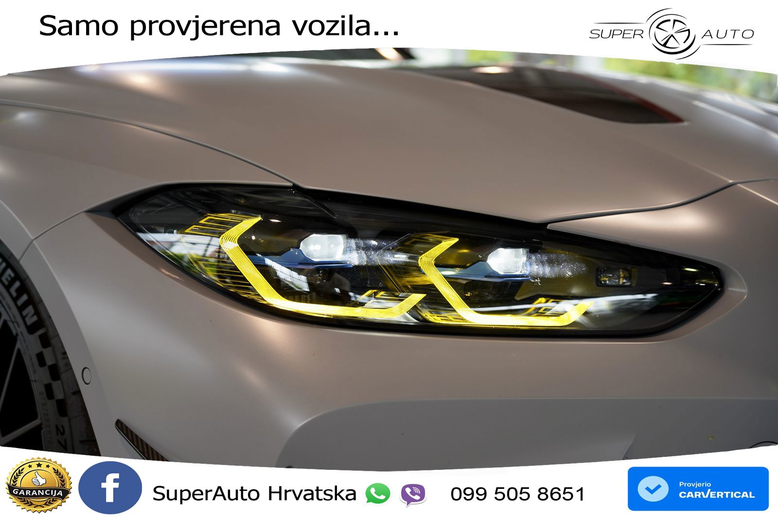 BMW M4 CS 3.0 (550 KS) Steptronic LED+GR SJED+ACC