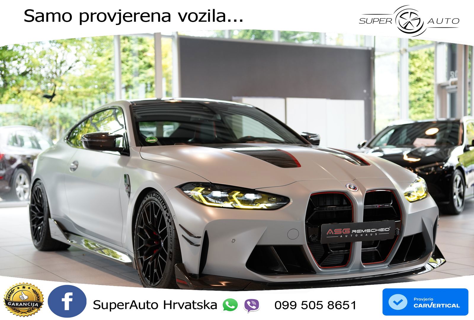 BMW M4 CS 3.0 (550 KS) Steptronic LED+GR SJED+ACC