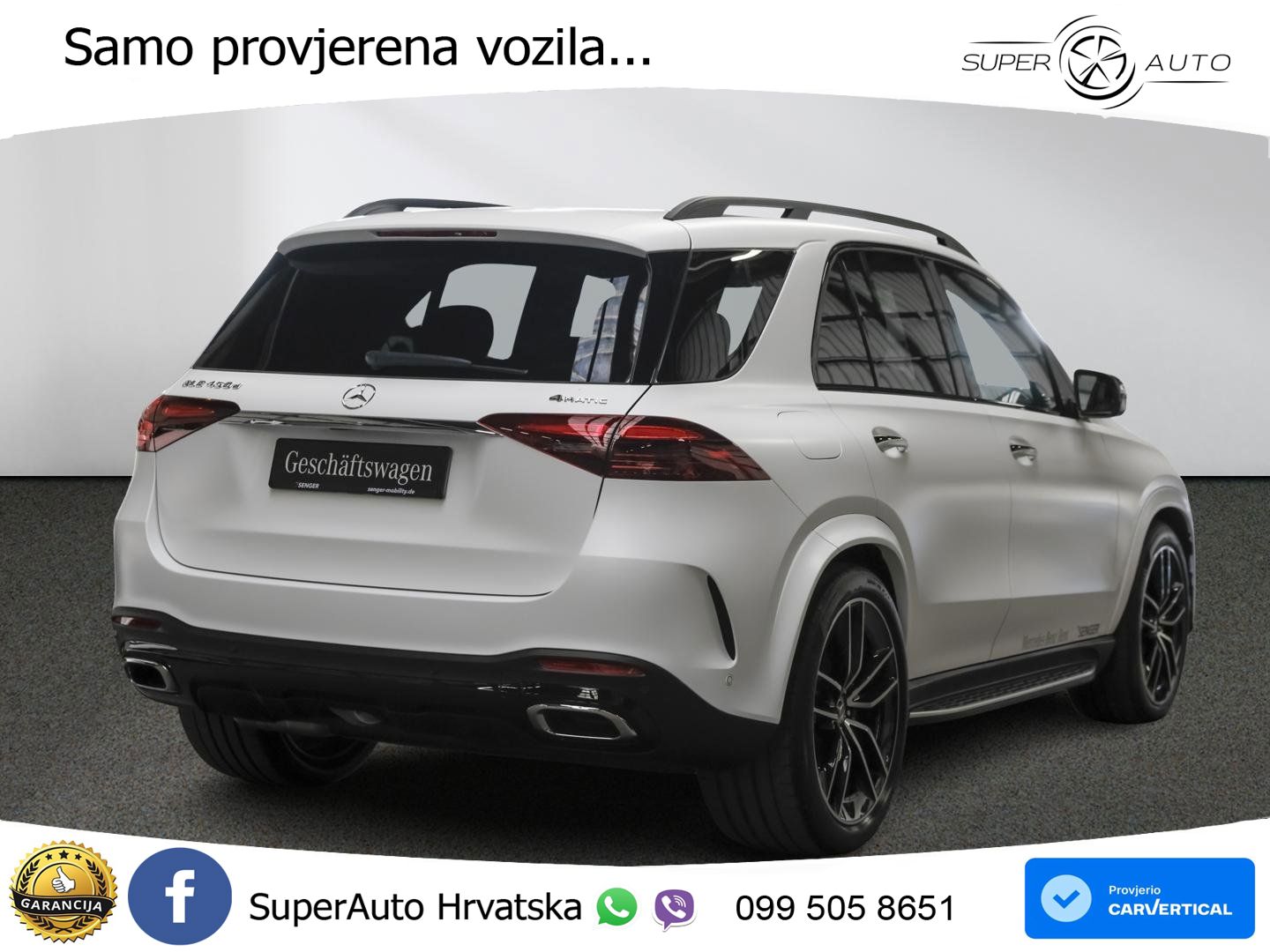 Mercedes GLE 450d (367 KS) EQ Boost 4MATIC 9G-TRONIC AMG LED+GR SJED+ACC