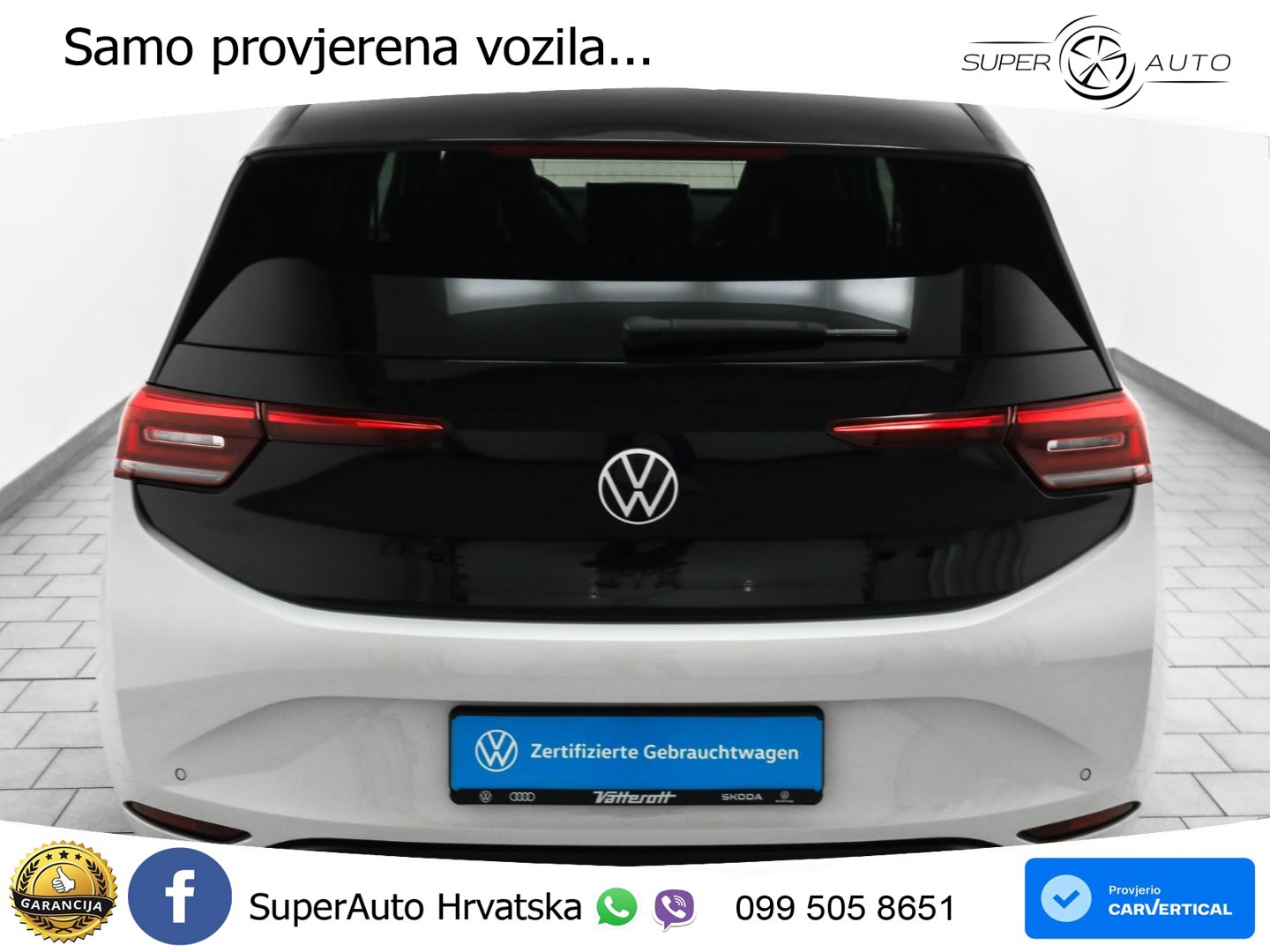 Volkswagen ID.3 GTX Performance 84 kWh (326 KS) LED+GR SJED+ACC