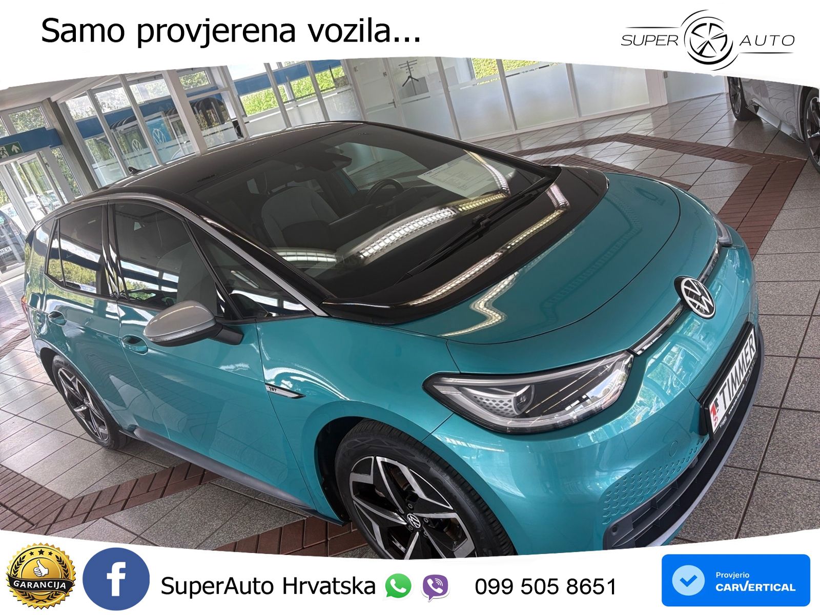 Volkswagen ID.3 Pro Performance 62 kWh (204 KS) LED+GR SJED+ACC