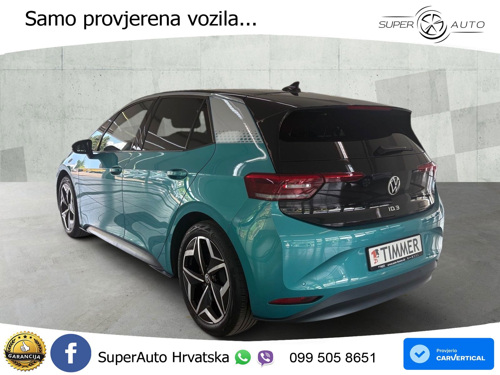Volkswagen ID.3 Pro Performance 62 kWh (204 KS) LED+GR SJED+ACC
