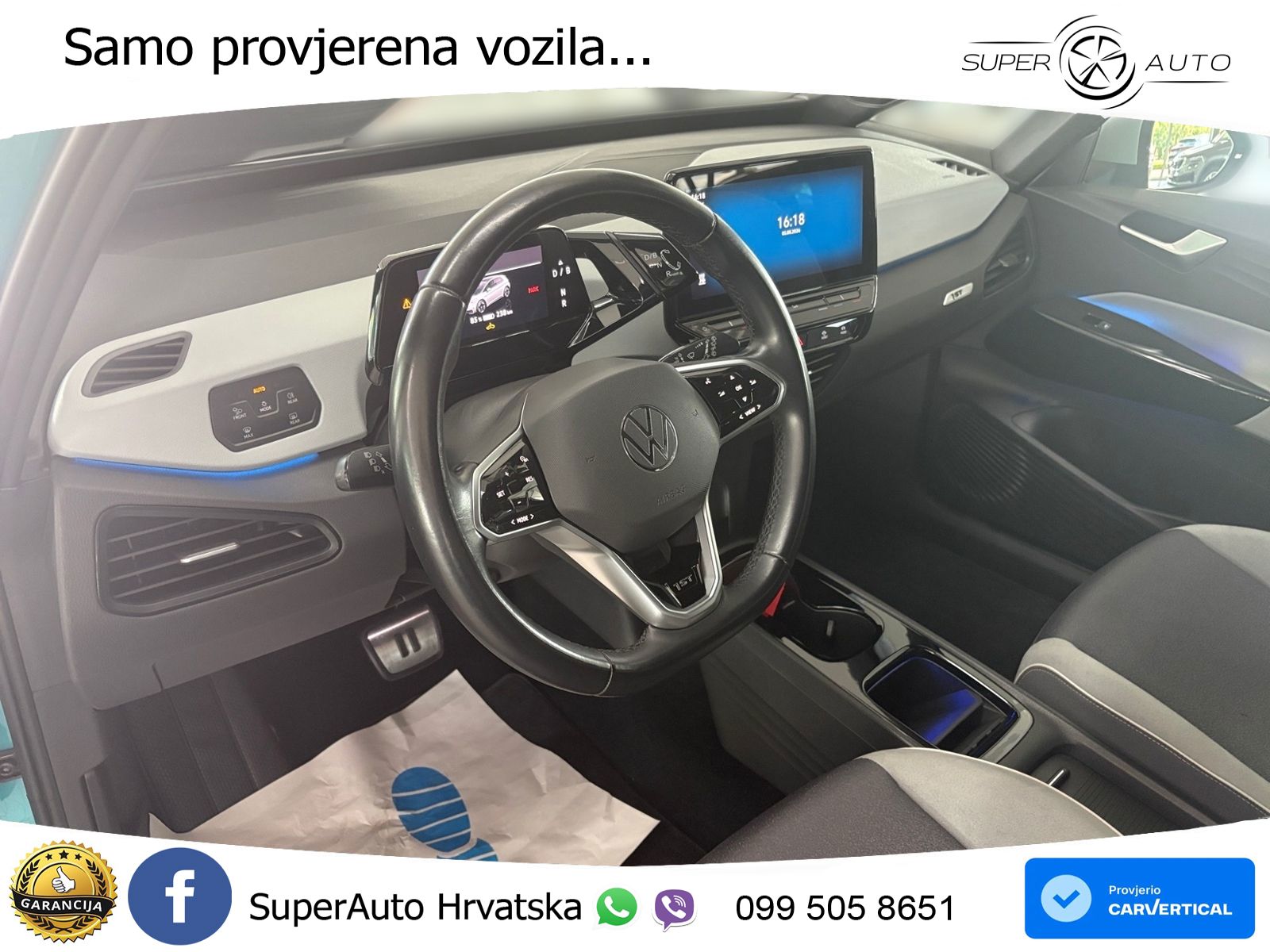 Volkswagen ID.3 Pro Performance 62 kWh (204 KS) LED+GR SJED+ACC