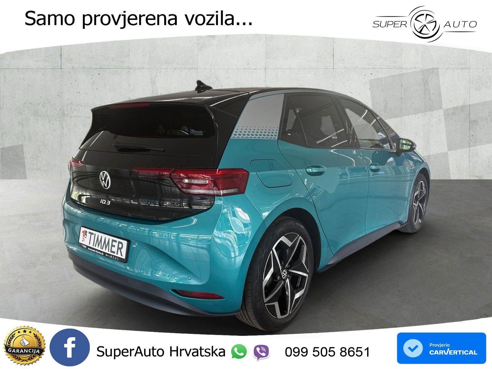 Volkswagen ID.3 Pro Performance 62 kWh (204 KS) LED+GR SJED+ACC