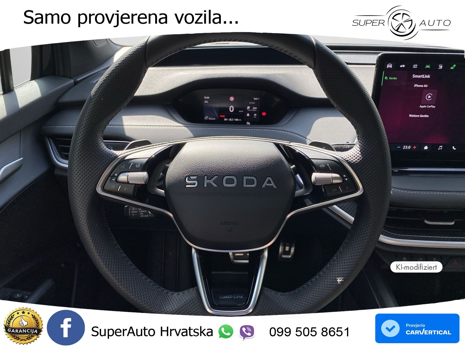 Škoda Enyaq Coupe iV 85 82 kWh (286 KS) SportLine LED+GR SJED+ACC