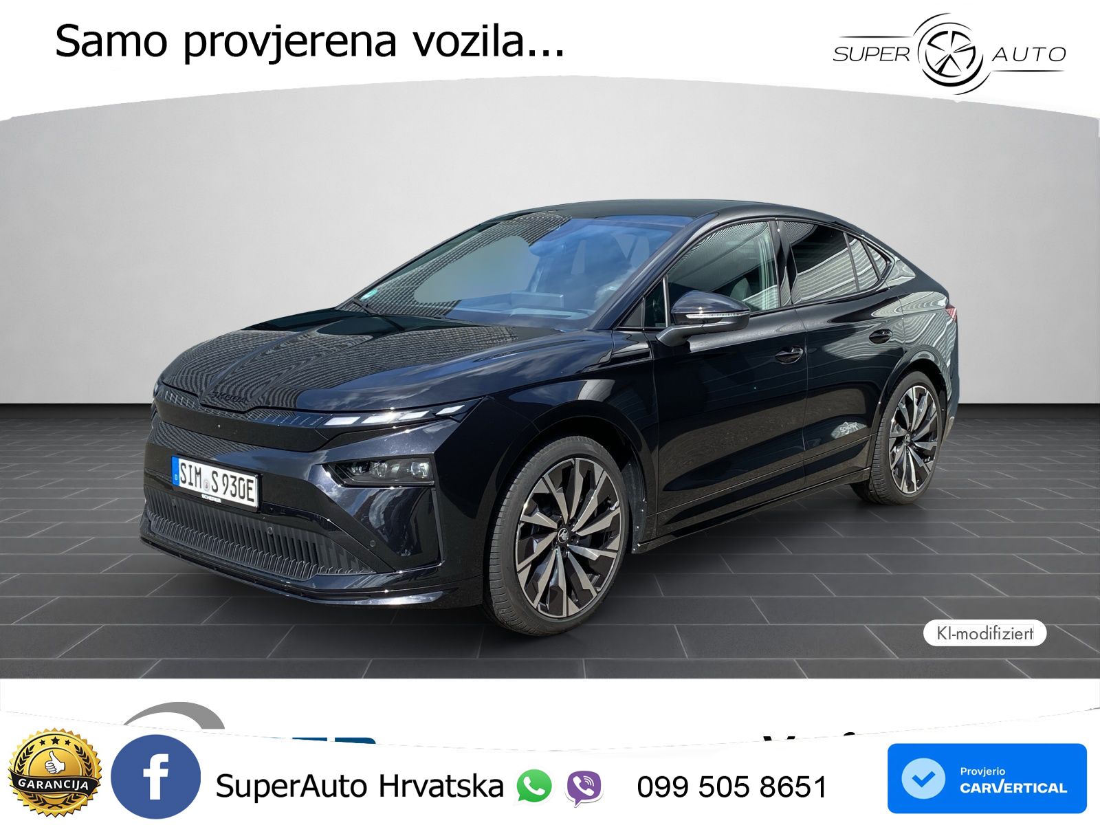 Škoda Enyaq Coupe iV 85 82 kWh (286 KS) SportLine LED+GR SJED+ACC