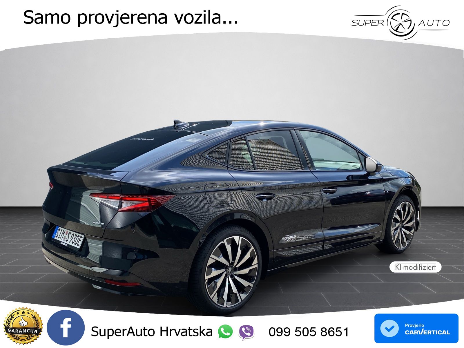 Škoda Enyaq Coupe iV 85 82 kWh (286 KS) SportLine LED+GR SJED+ACC