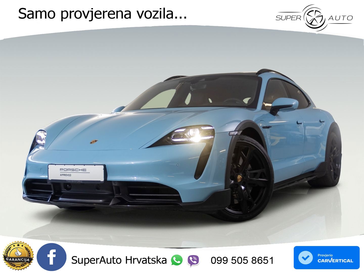 Porsche Taycan Cross Turismo Turbo 93.4 kWh (680 KS)