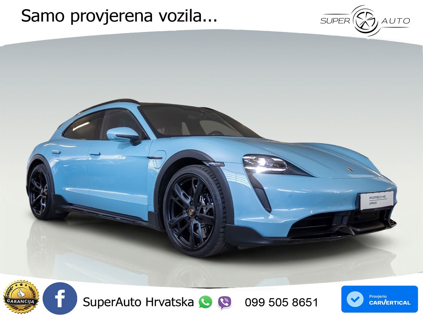 Porsche Taycan Cross Turismo Turbo 93.4 kWh (680 KS)