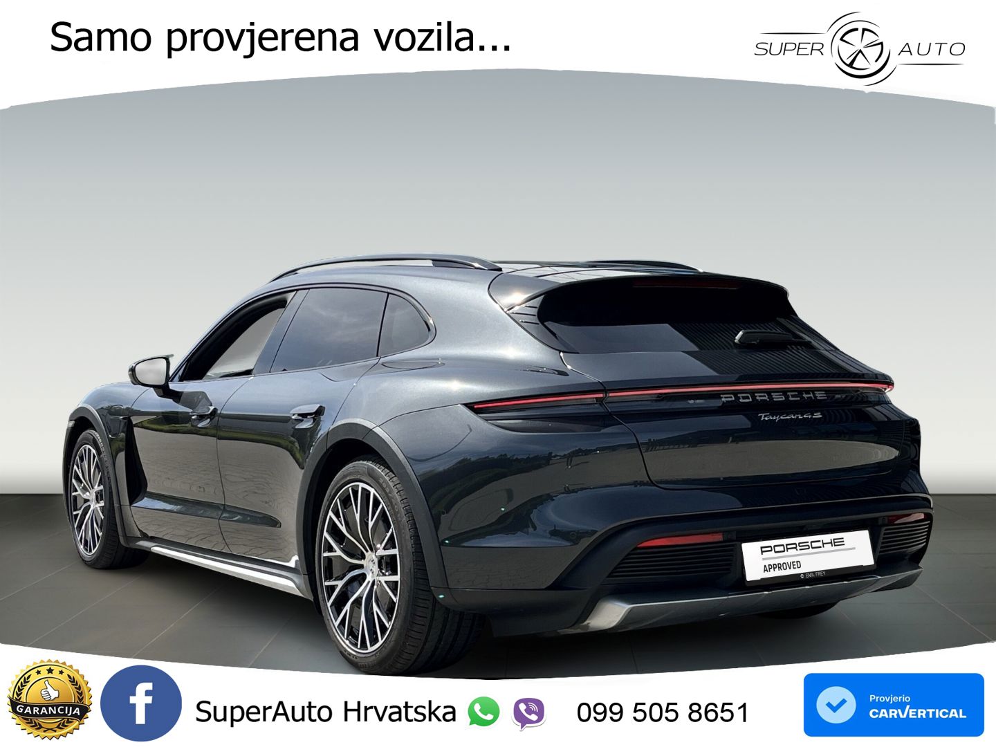 Porsche Taycan Cross Turismo 4S 105 kWh (598 KS)