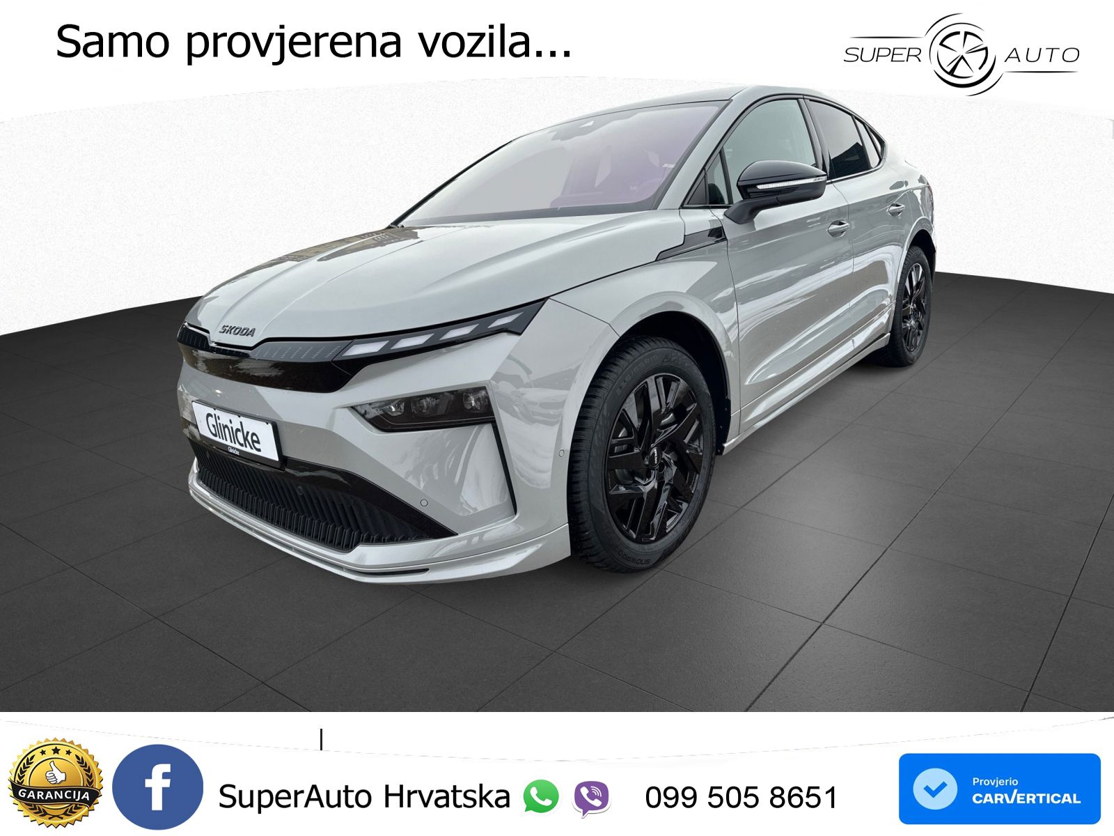 Škoda Enyaq Coupe iV 85 82 kWh (286 KS) SportLine LED+GR SJED+ACC