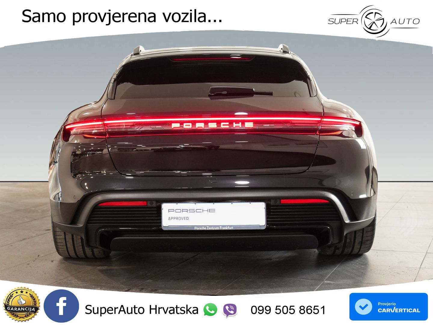 Porsche Taycan Sport Turismo 4S 105 kWh (598 KS)