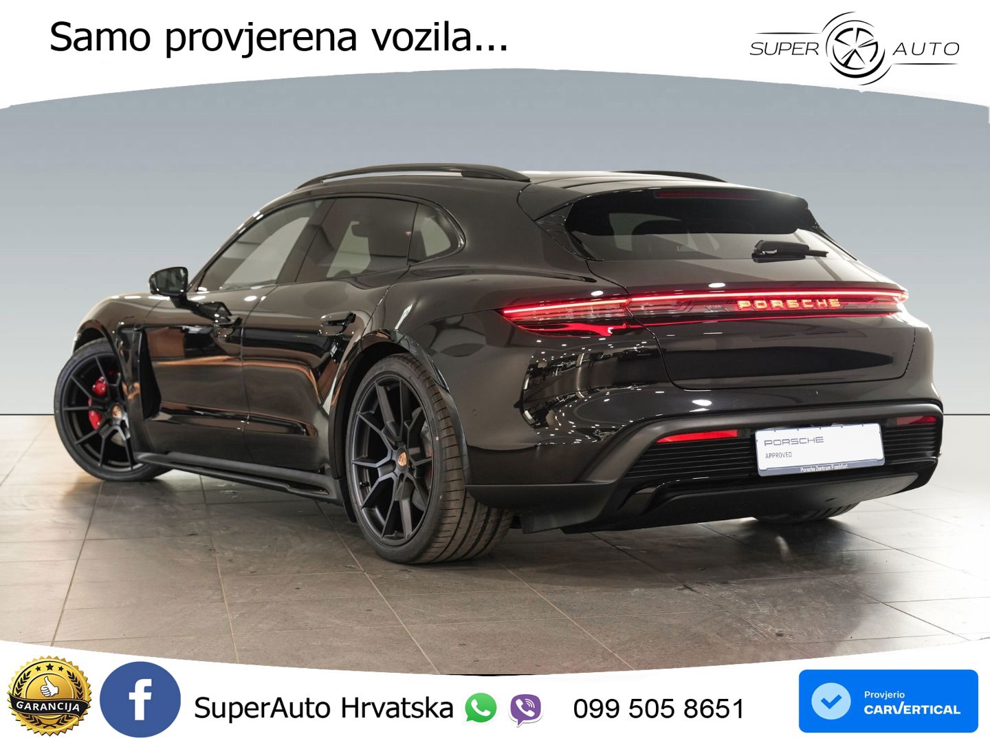 Porsche Taycan Sport Turismo 4S 105 kWh (598 KS)