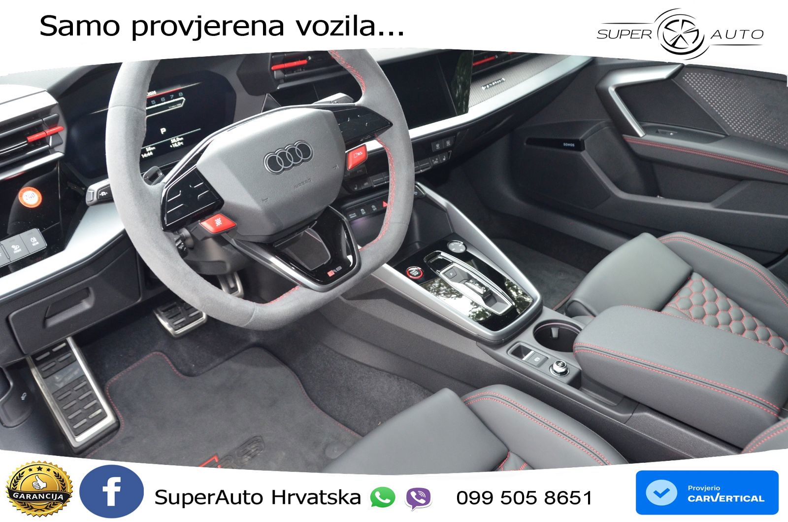 Audi RS3 Sedan 2.5 TFSI (400 KS) quattro S tronic LED+GR SJED+ACC