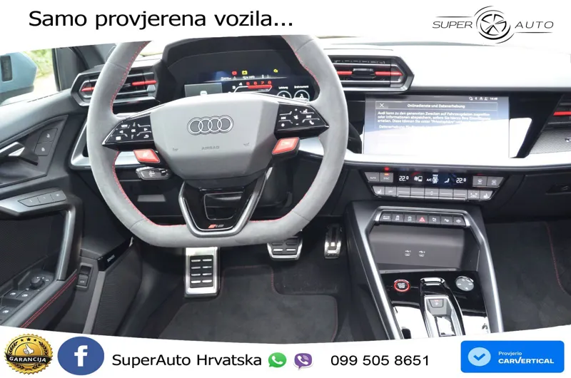 Audi RS3 Sedan 2.5 TFSI (400 KS) quattro S tronic LED+GR SJED+ACC