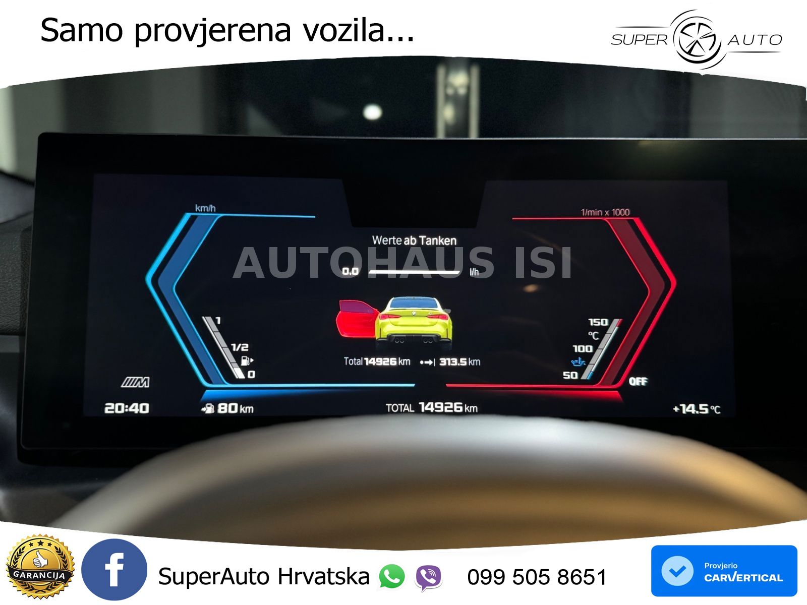 BMW M4 Competition 3.0 (510 KS) Steptronic