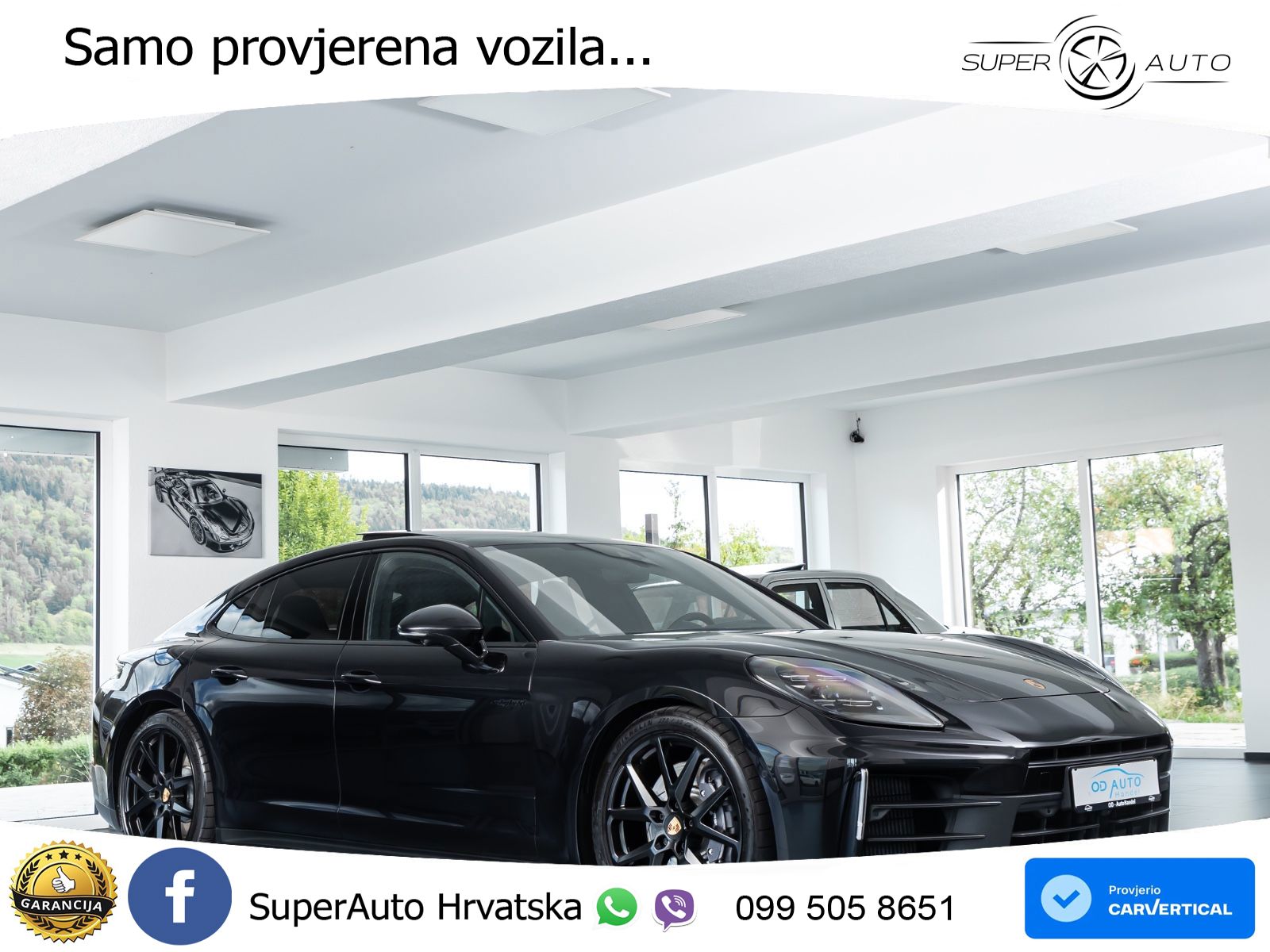 Porsche Panamera 4 2.9 V6 (470 KS) E-Hybrid PDK ACC+HEAD+4xGR SJED+360+PANO
