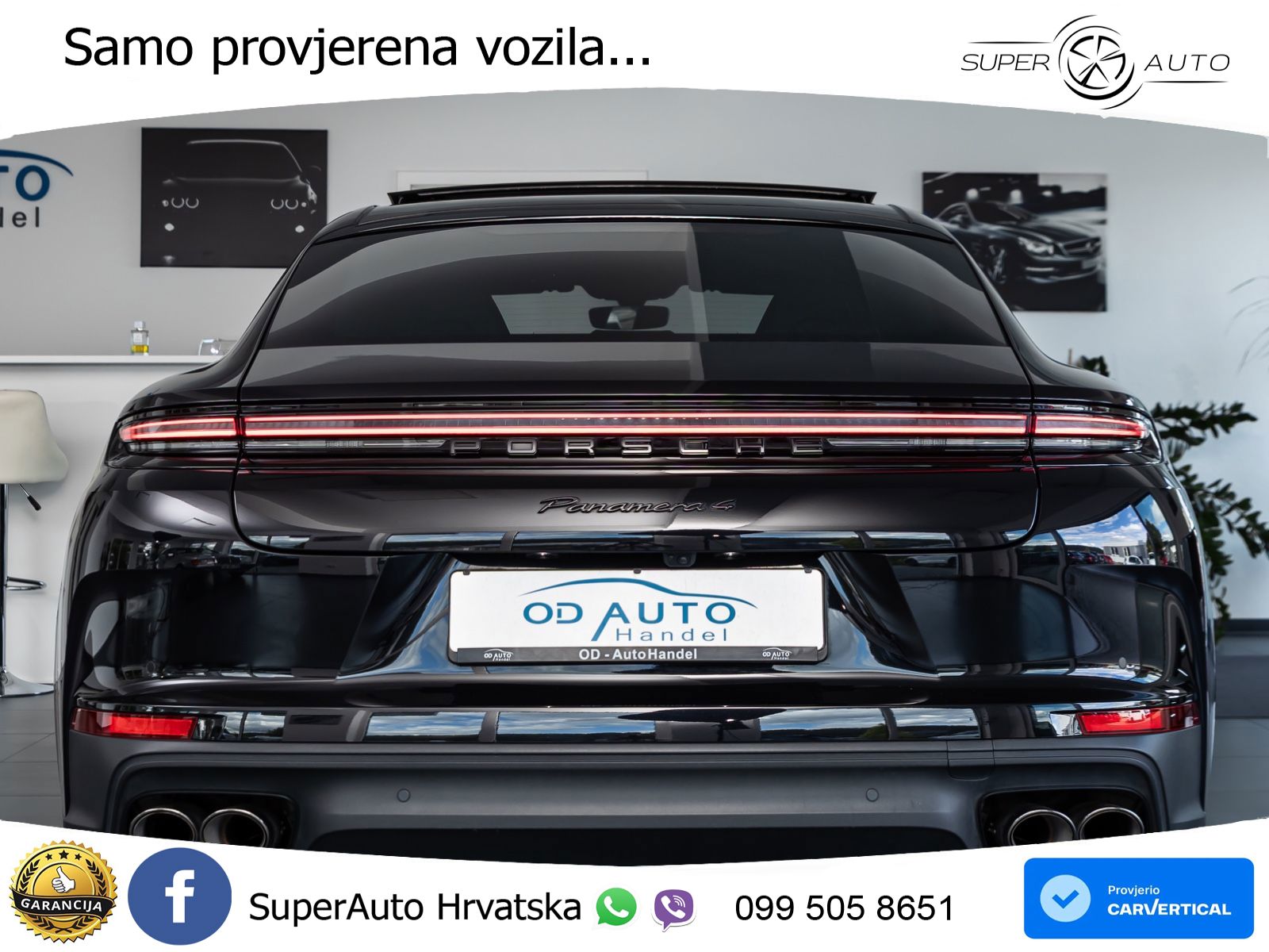 Porsche Panamera 4 2.9 V6 (470 KS) E-Hybrid PDK ACC+HEAD+4xGR SJED+360+PANO