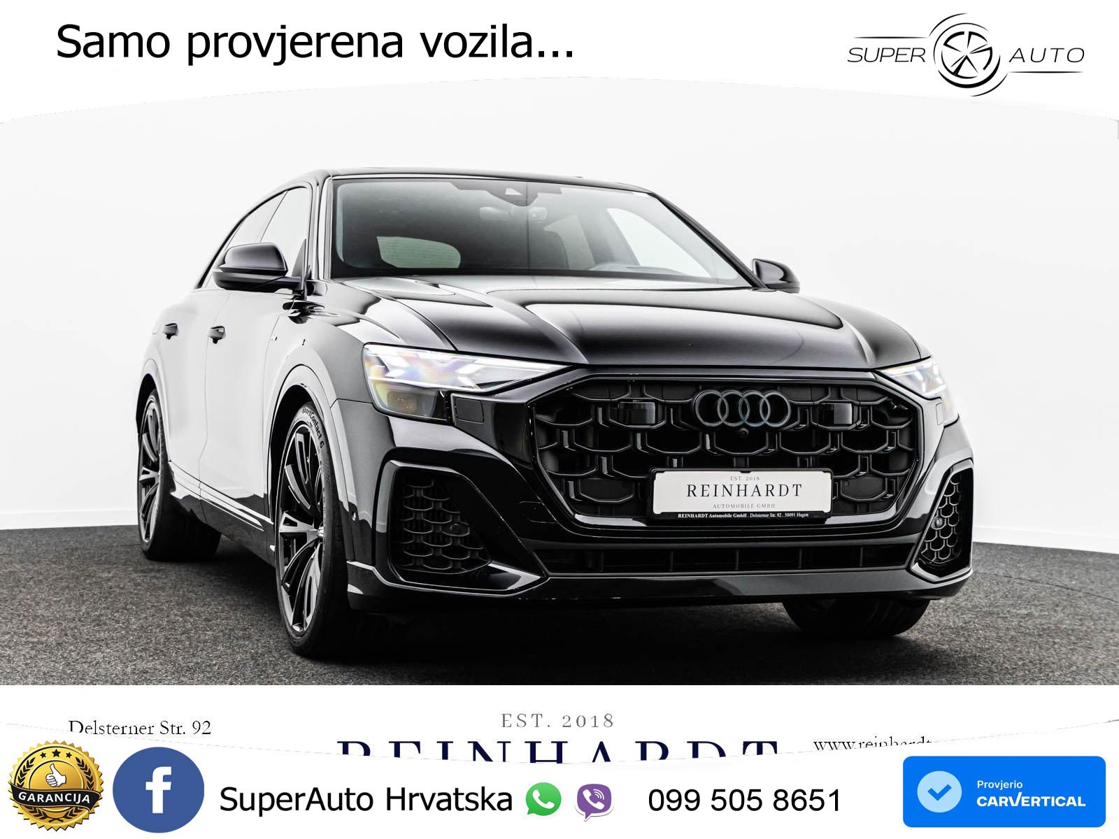 Audi Q8 55 TFSIe V6 (394 KS) quattro Tiptronic