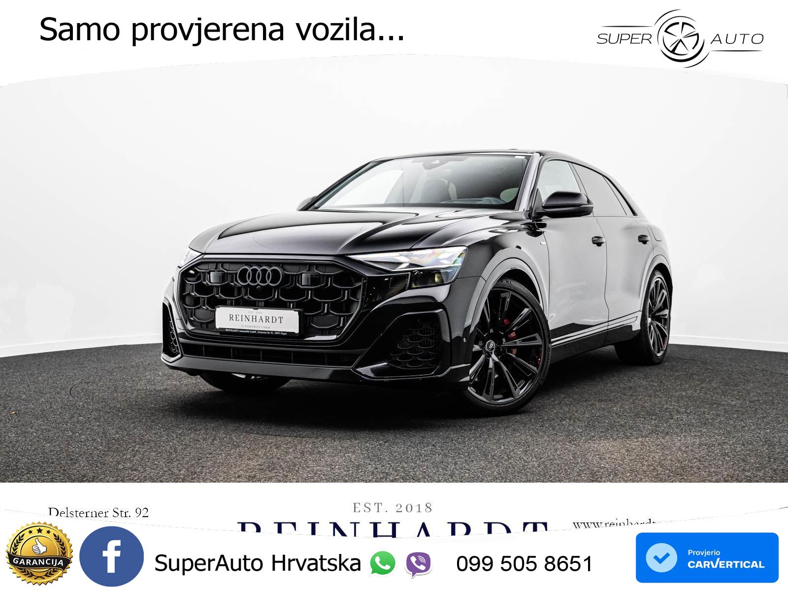 Audi Q8 55 TFSIe V6 (394 KS) quattro Tiptronic