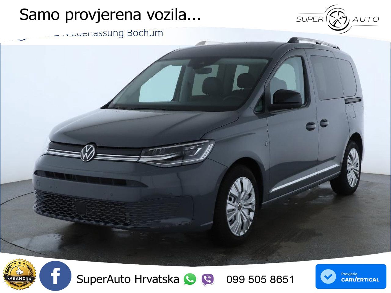 VW Caddy 122 KS LED+GR SJED+ACC