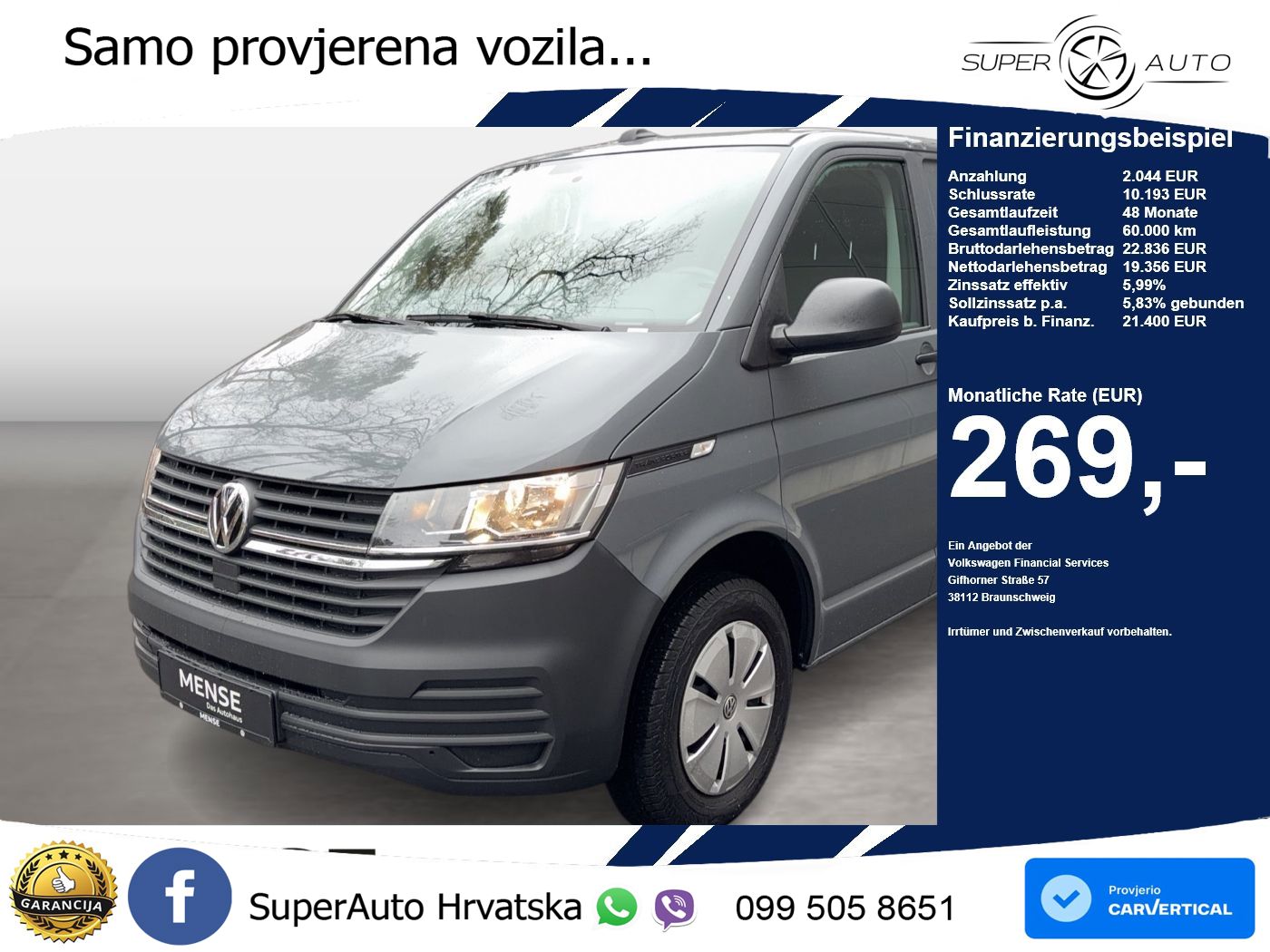 VW Transporter 110 KS