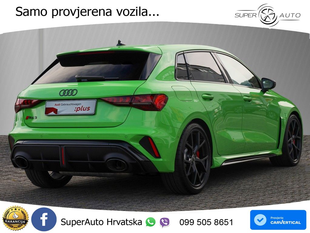 Audi RS3 Sportback 2.5 TFSI (400 KS) quattro S tronic LED+GR SJED+ACC