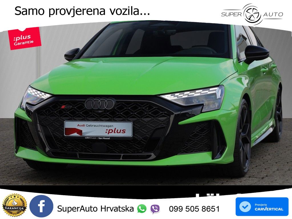 Audi RS3 Sportback 2.5 TFSI (400 KS) quattro S tronic LED+GR SJED+ACC