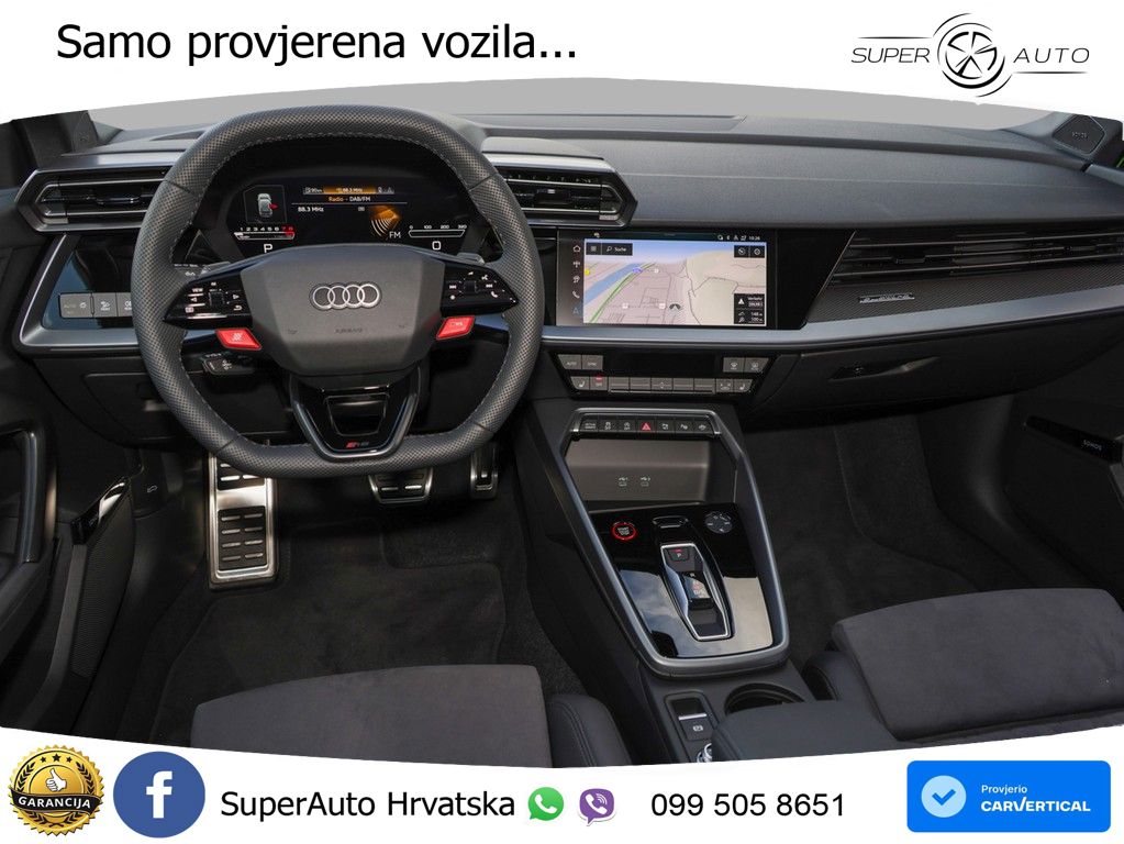 Audi RS3 Sportback 2.5 TFSI (400 KS) quattro S tronic LED+GR SJED+ACC