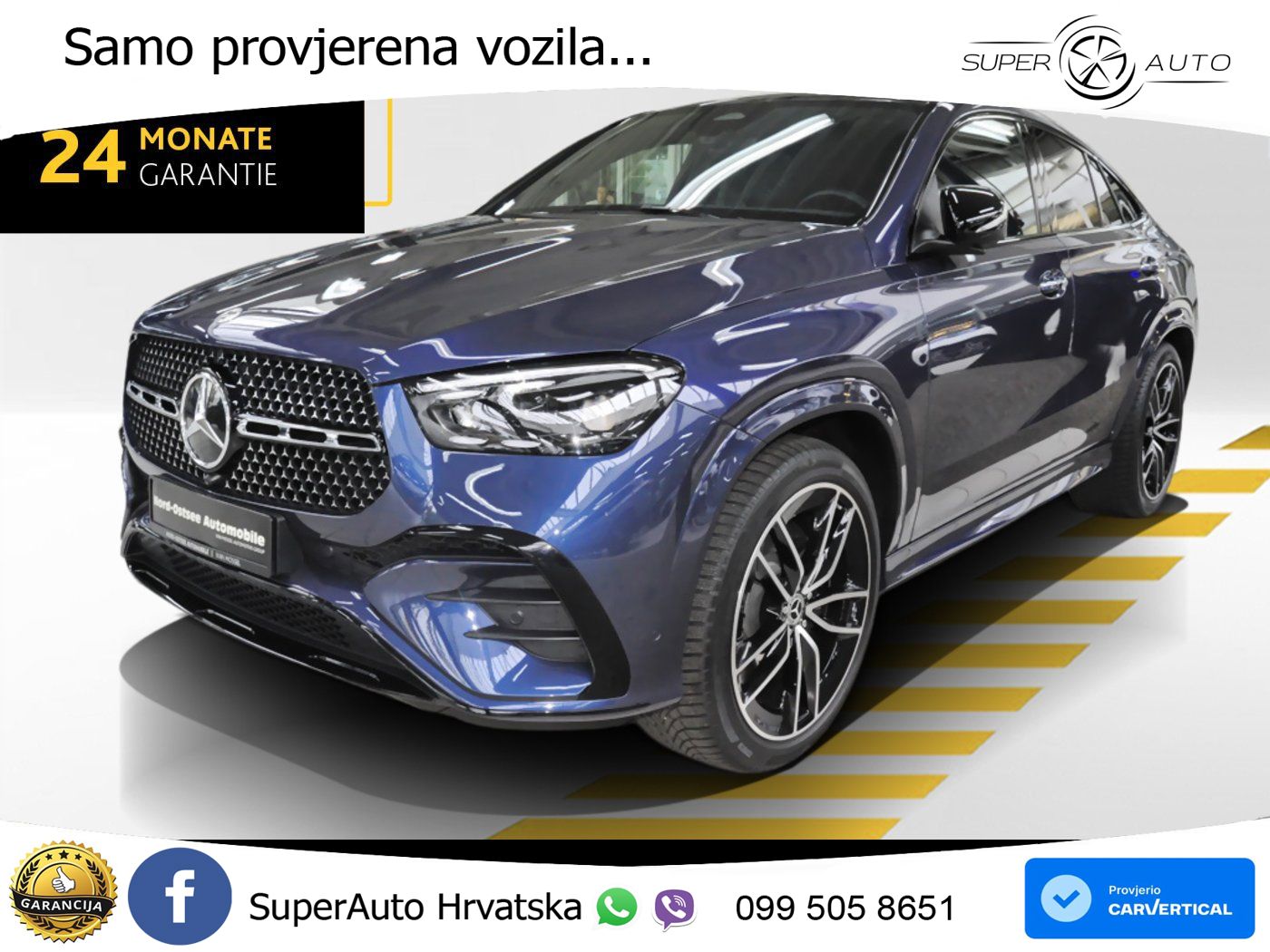 Mercedes GLE Coupe 450d (367 KS) EQ Boost 4MATIC 9G-TRONIC AMG LED+GR SJED+ACC