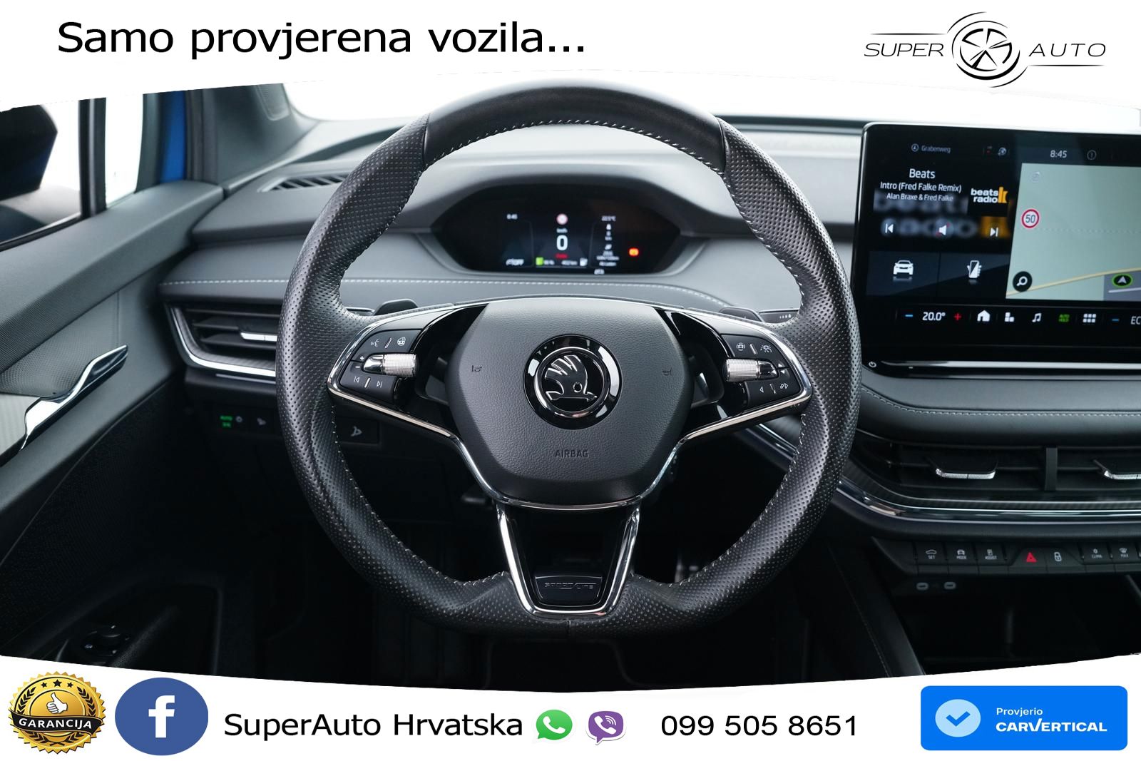 Škoda Enyaq iV 80x 82 kWh (265 KS) AWD SportLine