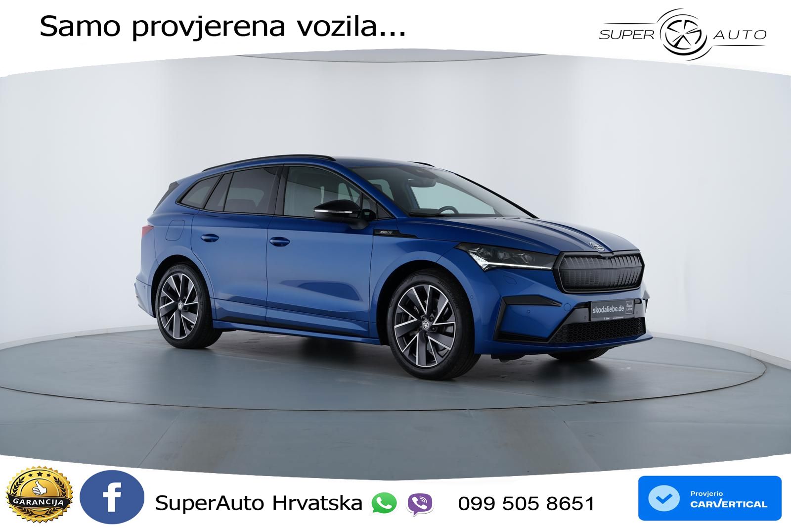 Škoda Enyaq iV 80x 82 kWh (265 KS) AWD SportLine