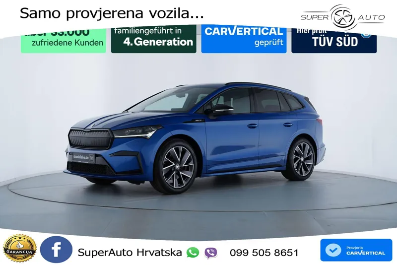 Škoda Enyaq iV 80x 82 kWh (265 KS) AWD SportLine
