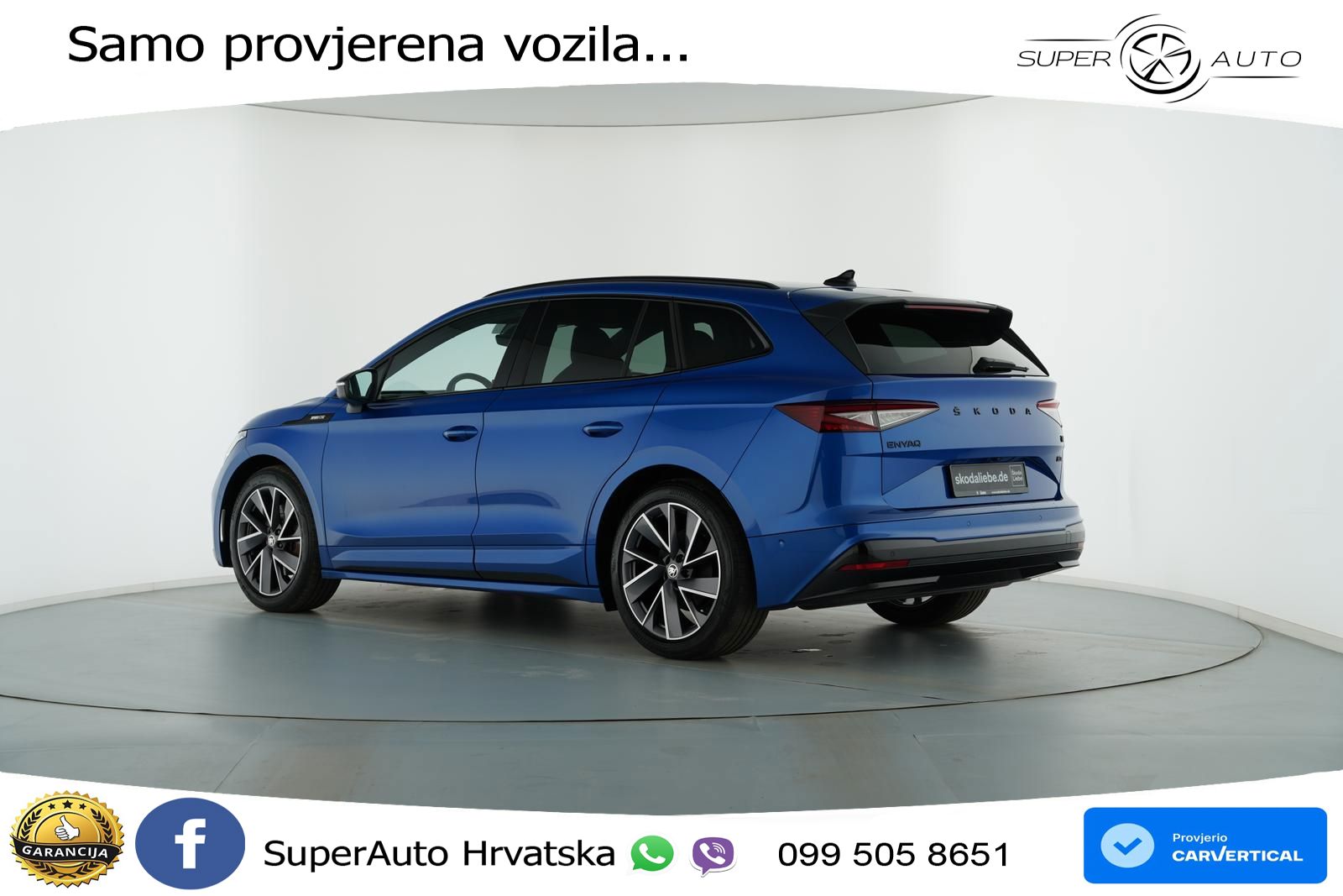 Škoda Enyaq iV 80x 82 kWh (265 KS) AWD SportLine