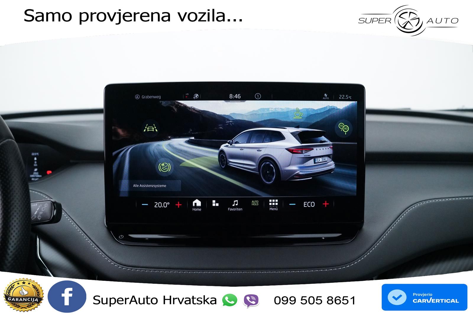 Škoda Enyaq iV 80x 82 kWh (265 KS) AWD SportLine